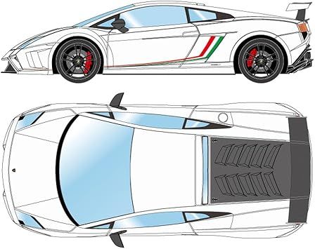 EM670C EIDOLON 1/43 Lamborghini Gallardo LP570-4 Squadra Corse 2014 ビアンコモルセルス