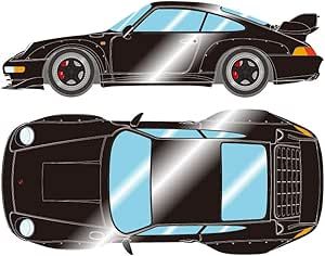 VM114J VISION 1/43 Porsche 911 (993) GT2 Street 1996 メタリックブラック(ブラックホイール)