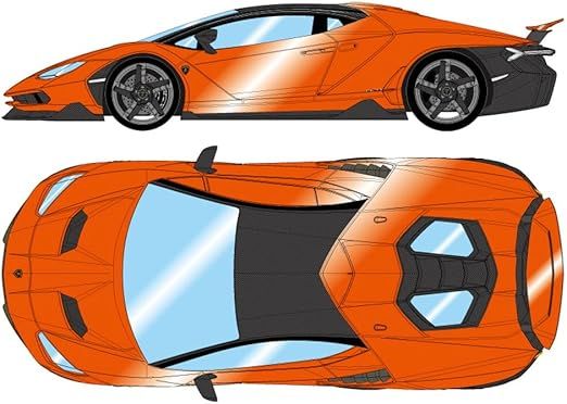 EM780J EIDOLON 1/43 Lamborghini Centenario LP770-4 2016 Rear Wing up アランシオアルゴス