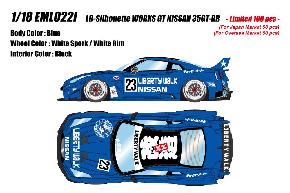 LBシルエット ワークスGT 35GT-RR キャンディグリーン【EML022G