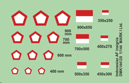 1/144 インドネシア空軍国籍マークデカール