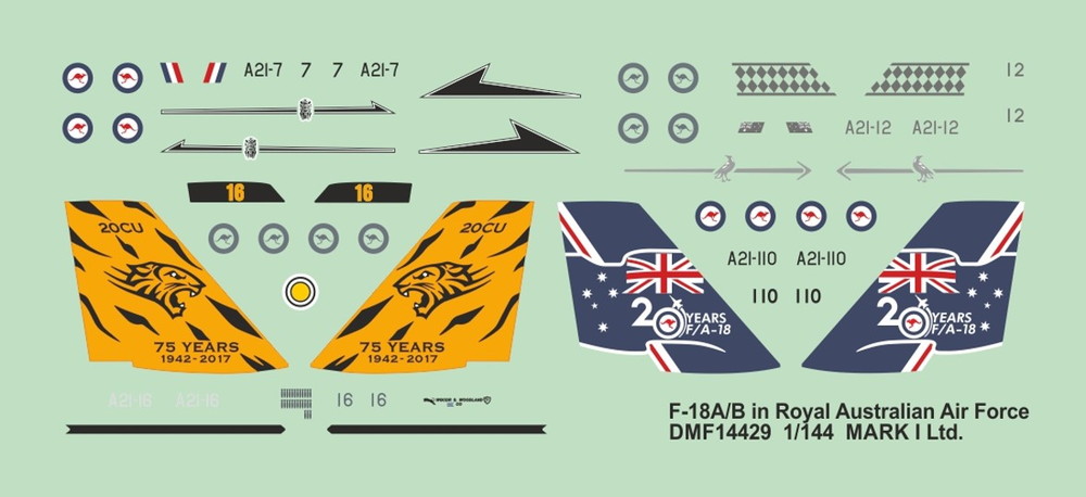 1/144 F/A-18A/B オーストラリア空軍デカール