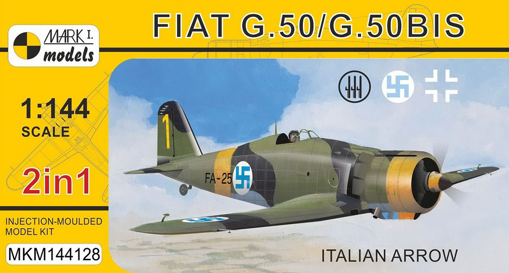 MKM144128 マークワンモデル 1/144 フィアット G.50/G.50bis 「イタリアンアロー」 2イン1