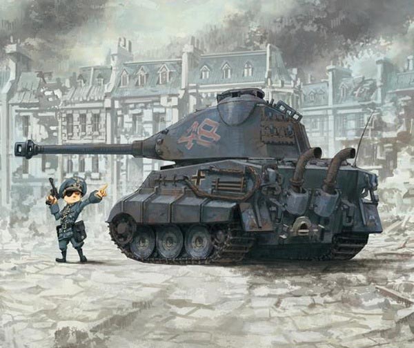 MENWWT-003 モンモデル WWT ドイツ重戦車 キングタイガー（ポルシェ砲塔）