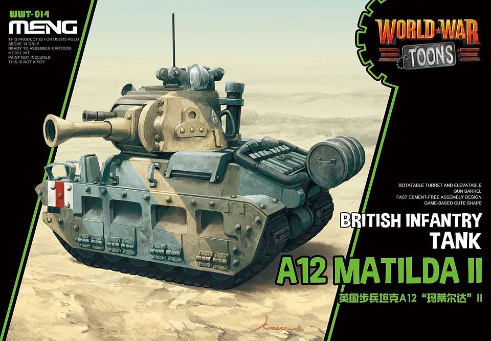 MENWWT-014 モンモデル WWT イギリス歩兵戦車A12マチルダ2