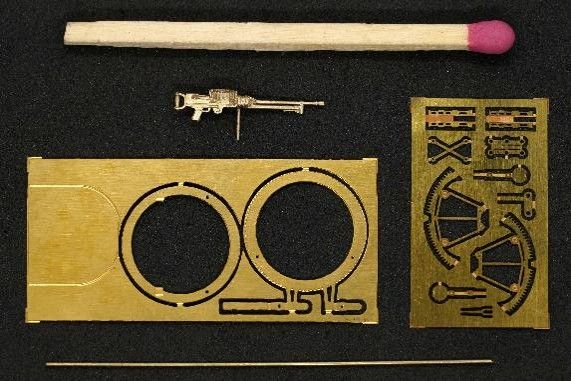 1/72 ルイス Mk.I 軽機関銃 w/スカーフ・リング銃架