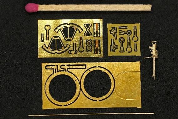 1/72 日本軍 九二式7.7mm旋回機銃 w/スカーフ・リング銃架