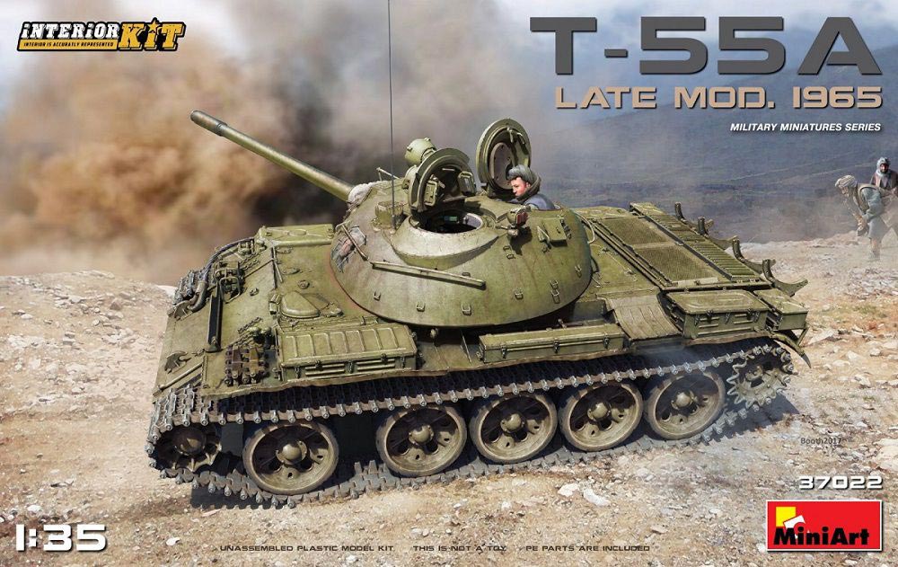T-55A後期型Mod.1965フルインテリア(内部再現)【MA37022:4820183311528】
