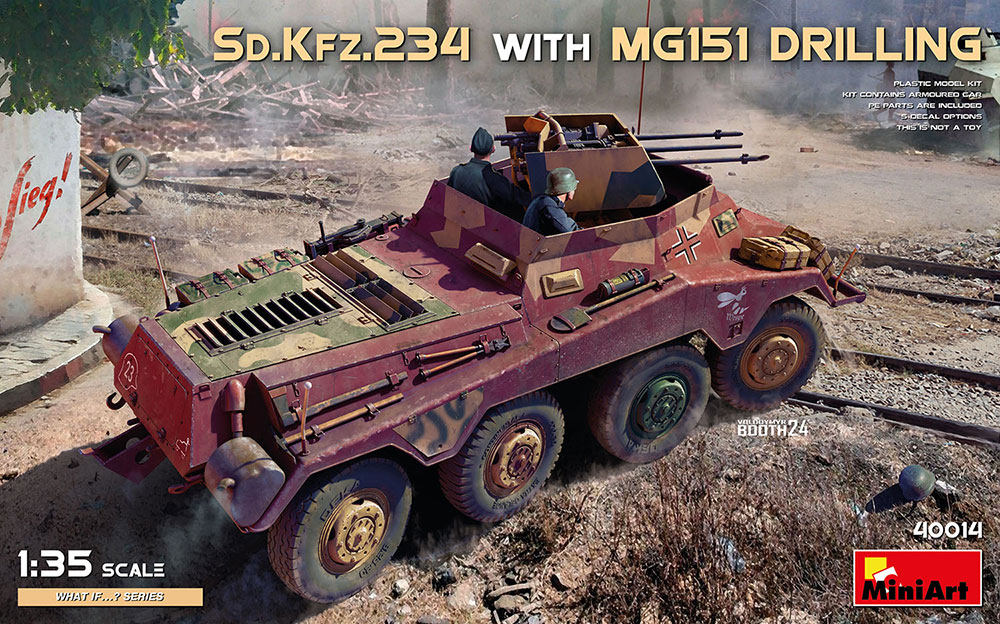 MA40014 1/35 Sd.Kfz.234 w/MG151ドリリング