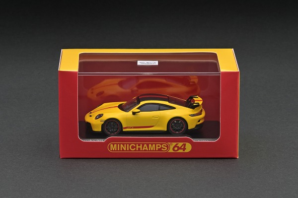 643061006 MINICHAMPS 1/64 Porsche 911 GT3 （992） 2021 - Racing Yellow