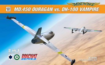 1/144 MD.450 ウーラガン vs.DH-100 ヴァンパイア ドッグファイトシリーズ