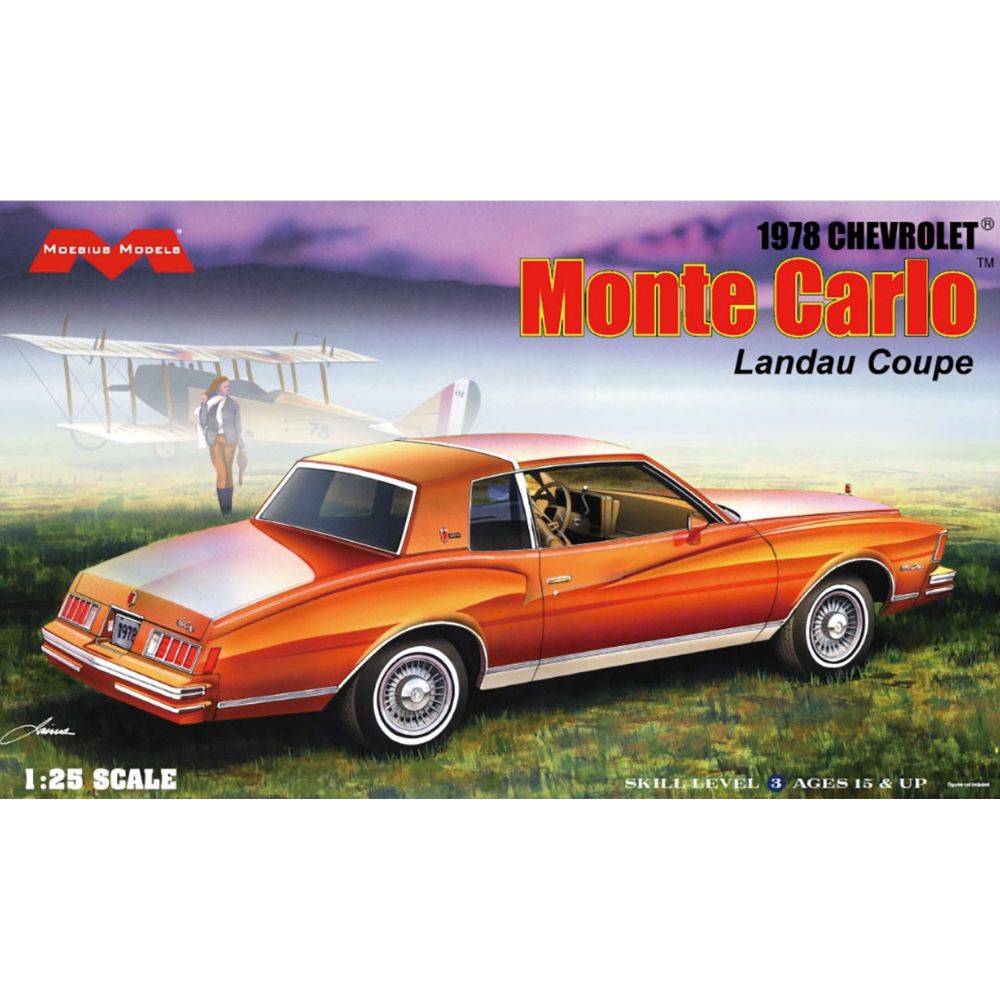 1/25 1978 シボレー モンテカルロ ランドー クーペ　プラモデルキット 1/25 1978 シボレー モンテカルロ ランドウクーペ【MOE2330