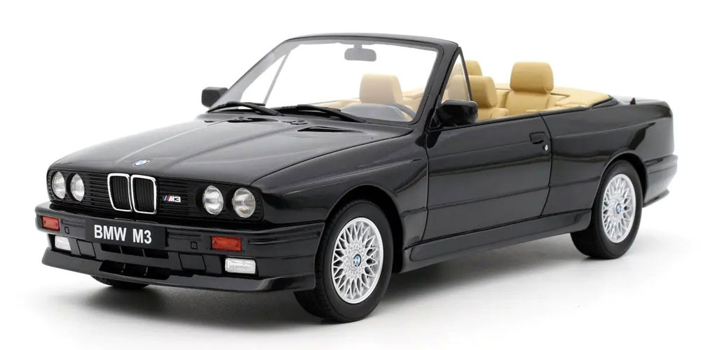 OTM1012 OTTO MOBILE 1/18 BMW M3（E30） コンバーチブル 1989 （ブラック）
