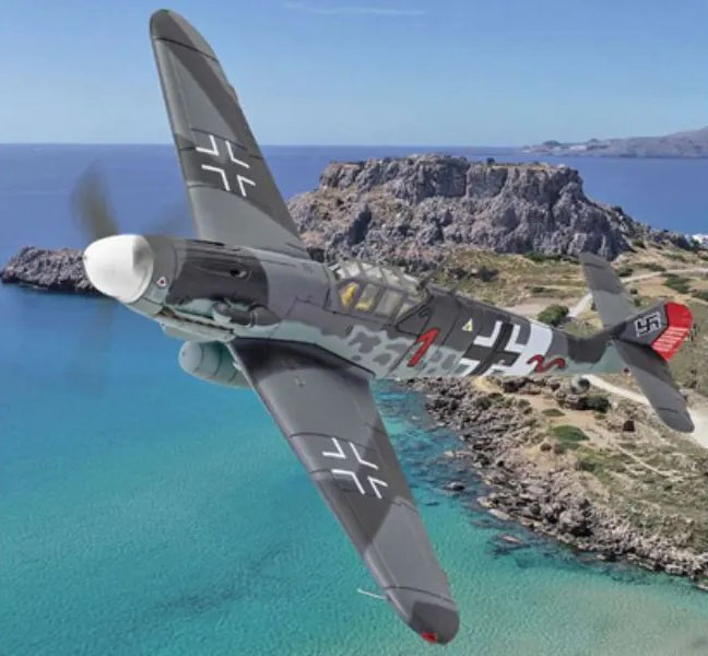 OXFORD 1/72 メッサーシュミット Bf 109G-2 (Trop) 'Red 1' Hpt. ヴェルナー・シュロアー 8./JG27  ギリシャ　ロドス島 1943