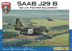 1/48 サーブ J29B 戦闘機 ｢コンゴ連合軍第22飛行隊｣