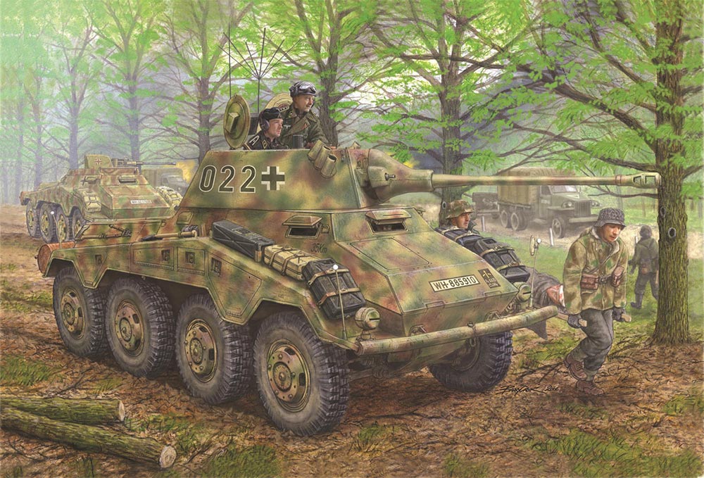1/35 WW.II ドイツ軍 8輪重装甲偵察車 Sd.Kfz.234/2 プーマ プレミアムエディション