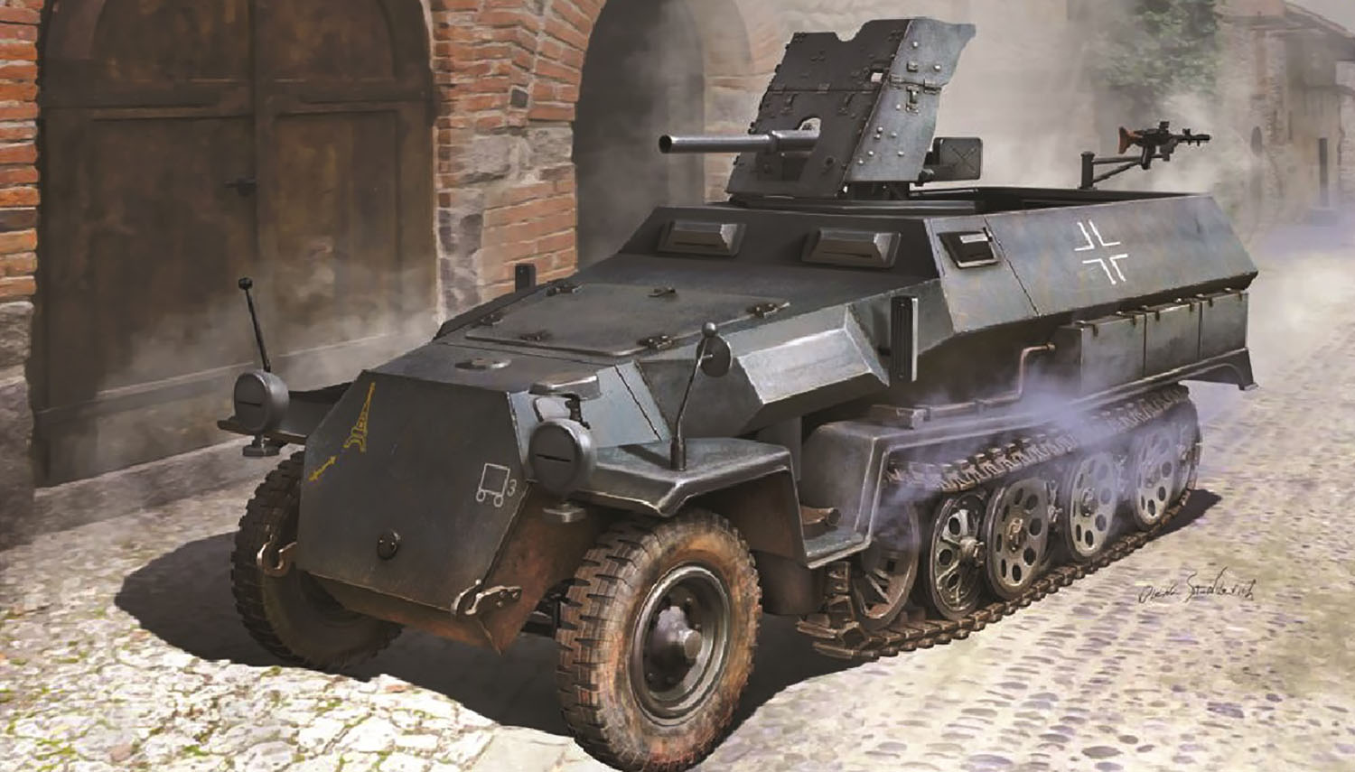 1/35 WW.II ドイツ軍 Sd.Kfz.251/10 Ausf.C 3.7cm対戦車砲搭載型