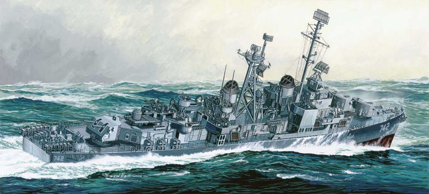 ドラゴン 1/350 WW.II アメリカ海軍駆逐艦 ギアリング級 フランク・ノックス DD-742