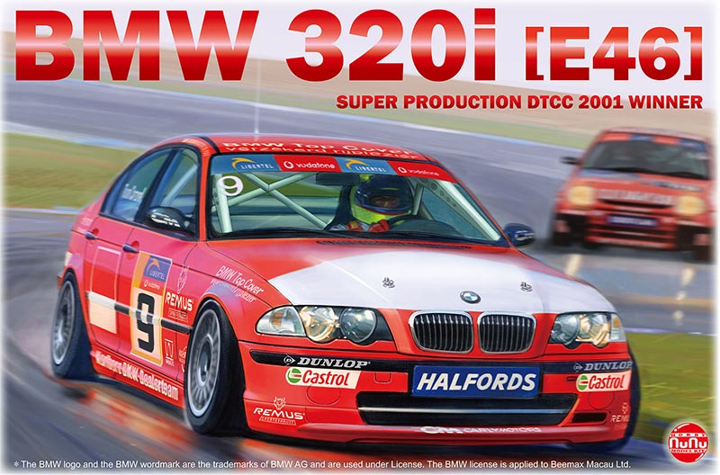 1/24 レーシングシリーズ BMW 320i E46 DTCC ツーリングカーレース 2001 ウィナー マスキングシート付き