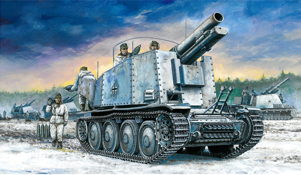 MD005 ドラゴン 1/35 TANKS OF THE WORLD ドイツ 自走榴弾砲 sIG 33 1 