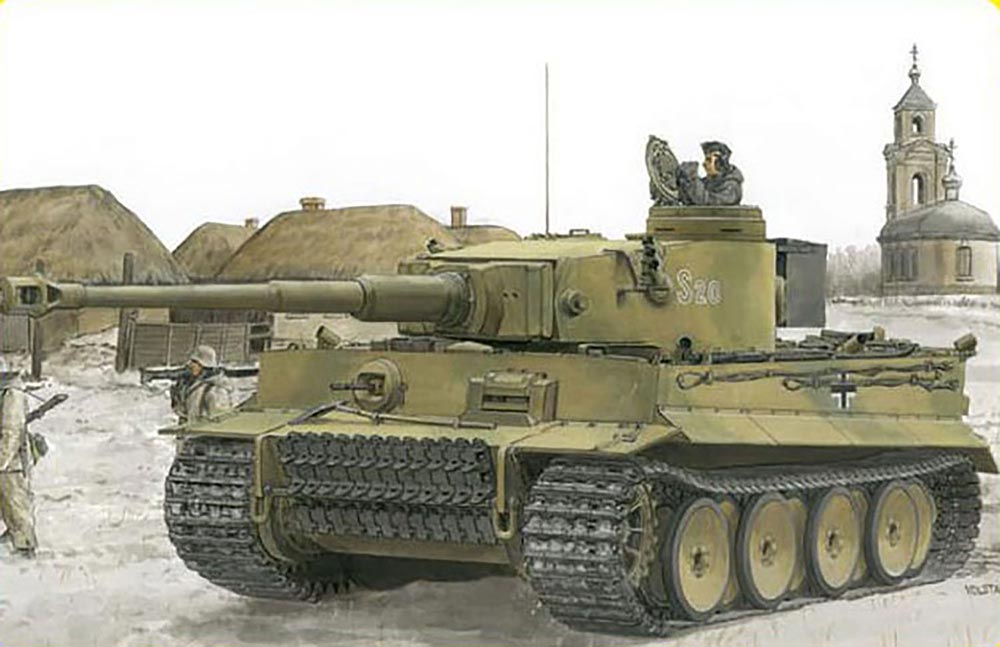 1/35 WW.II ドイツ軍 ティーガーI 初期型 第501重戦車大隊 北アフリカ