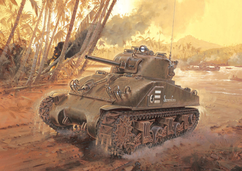 DR6062MT 1/35 WW.II アメリカ軍 M4A2 シャーマン タラワ 1942 