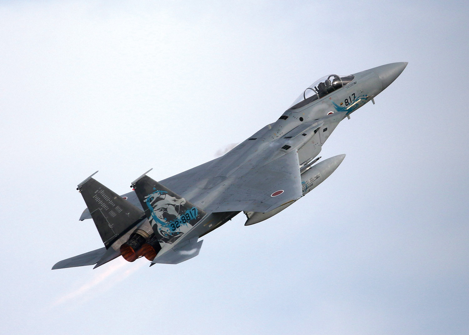 航空自衛隊 F-15イーグル 飛行時間1000時間達成 ミリタリー ワッペン