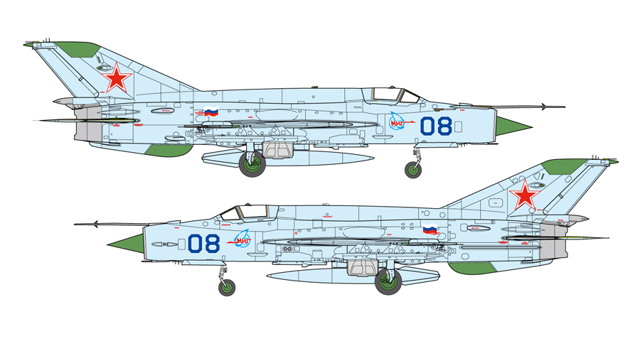 1/48 MiG-21 bis フィッシュベッド L ブルー 08