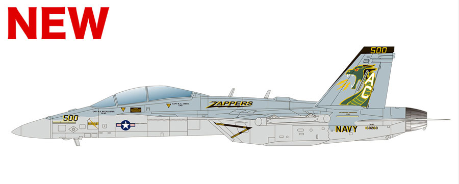 1/48 アメリカ海軍 電子戦機 EA-18G グラウラー VAQ-130 ザッパーズ