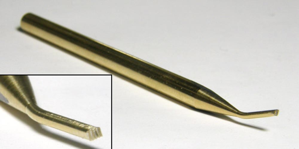 ヒートペン用オプションビット 溶接跡0.2mm４枚刃ビット (1/144ツィンメリット)