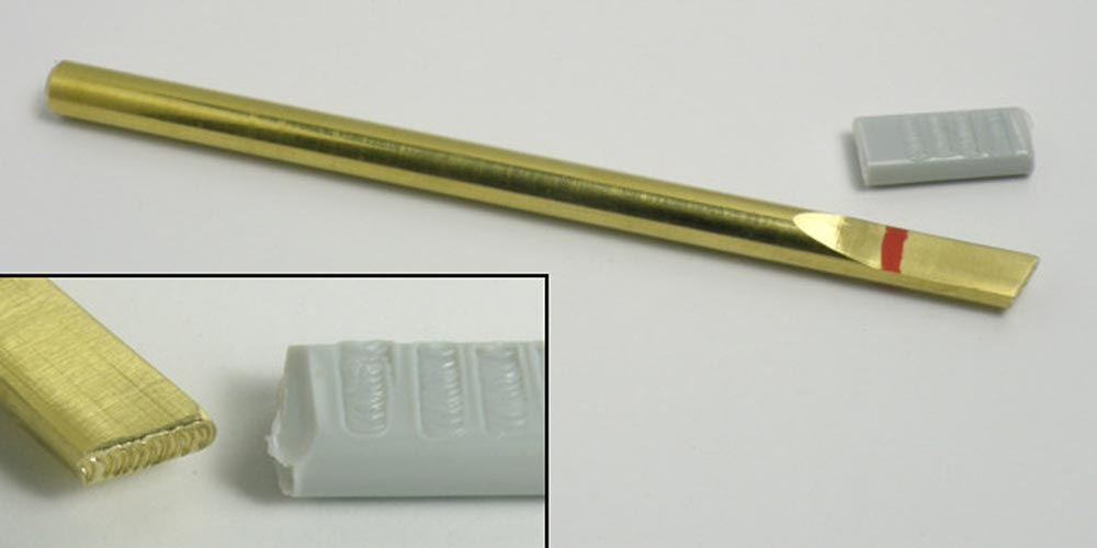 ヒートペン用オプションビット 溶接跡ビット半円連続1.5mm
