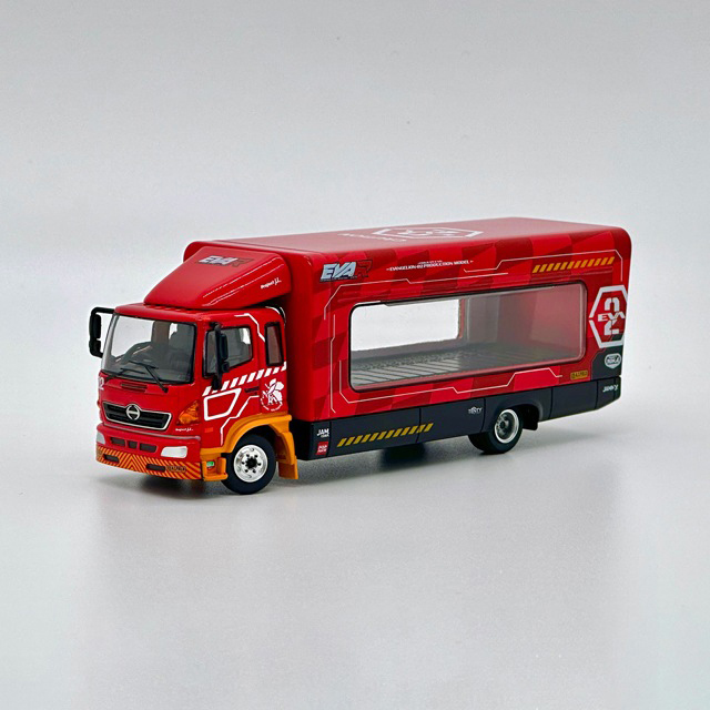 PR640086 POP RACE 1/64 EVA RACING TRANS PORTER HINO 500 （EVA-02）