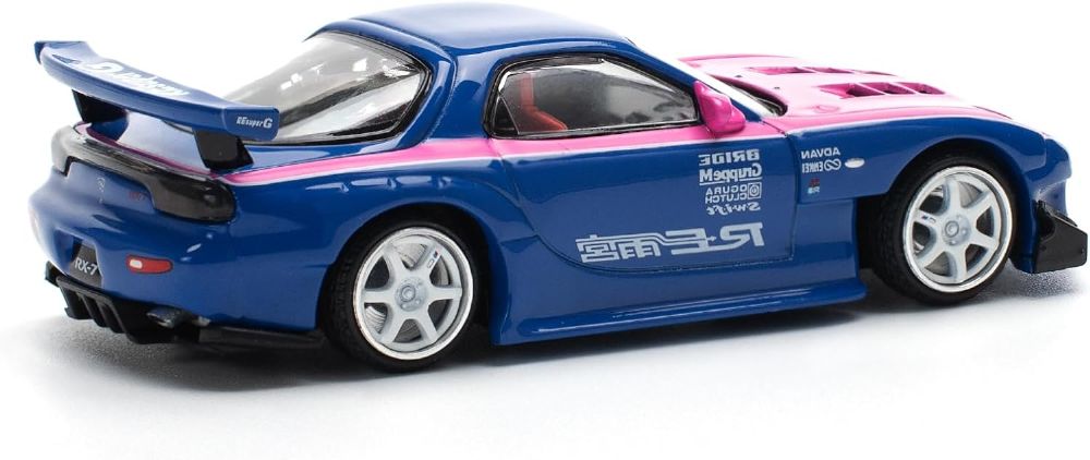 1/64 MAZDA RX7 RE-AMEMIYA BLUE PINK 1/64 マツダ RX7 RE:雨宮 ブルー