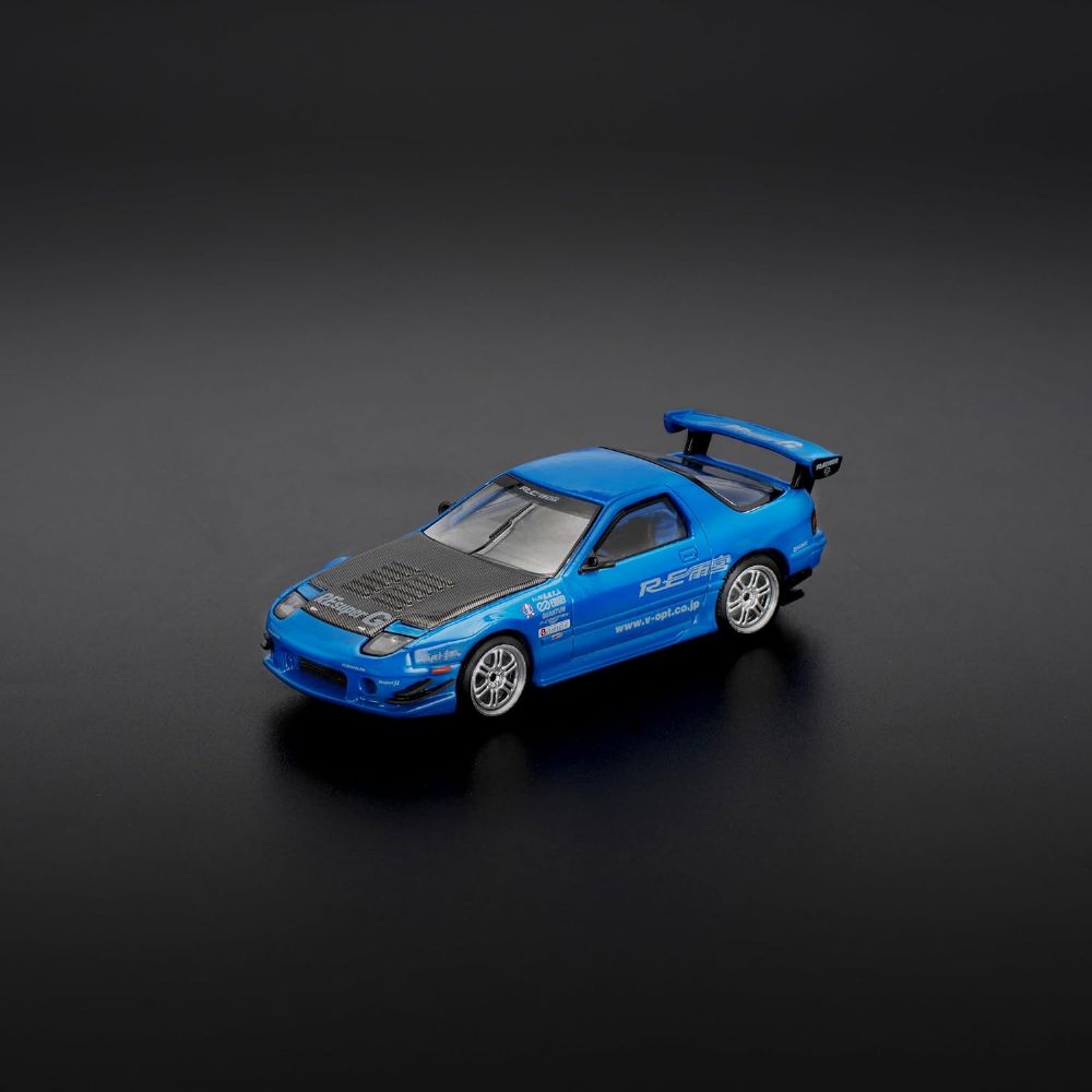 1/64 MAZDA RX-7 (FC3S) RE-AMEMIYA - RE-AMEMIYA BLUE 1/64 マツダ RX