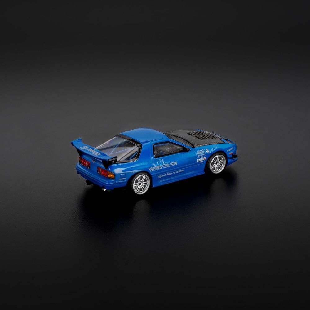 1/64 MAZDA RX-7 (FC3S) RE-AMEMIYA - RE-AMEMIYA BLUE 1/64 マツダ RX