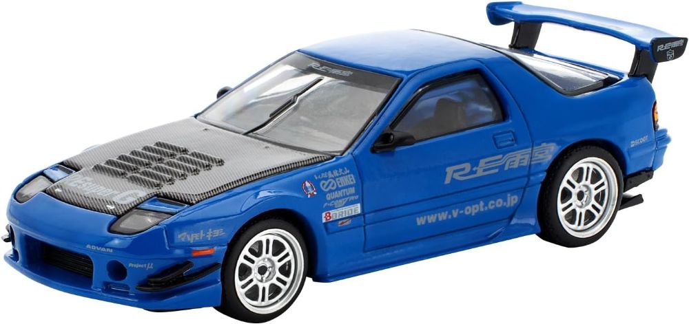 1/64 MAZDA RX-7 (FC3S) RE-AMEMIYA - RE-AMEMIYA BLUE 1/64 マツダ RX