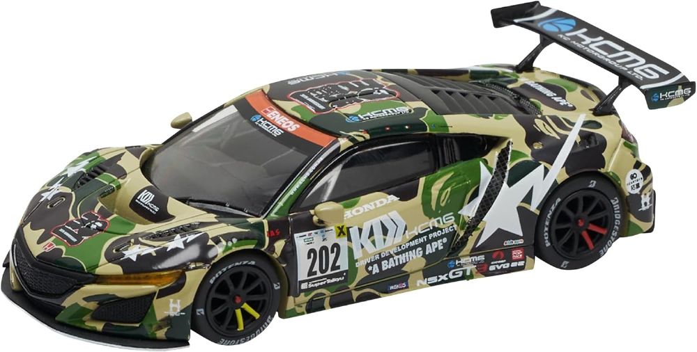 1/64 HONDA NSX GT3 EVO22 KCMG BATHING APE