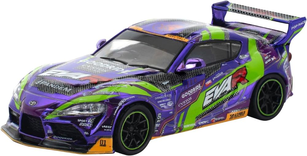 1/64 エヴァRT初号機 GOODRIDE PANDEM GRスープラ 1/64 EVA RT TEST TYPE-01 GOODRIDE PANDEM GR SUPRA