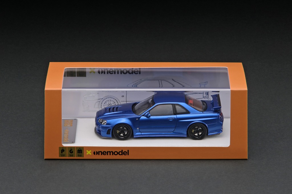 PGM-430101-1 PGM 1/43 Nismo R34 GT-R Z-tune Metallic Blue