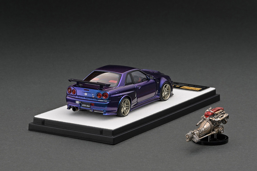 PGM-430102-1 PGM 1/43 Nismo R34 GT-R Z-tune Metallic Purple 