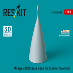 1/48 ミラージュ2000C レドーム(キネティック/イタレリ用)