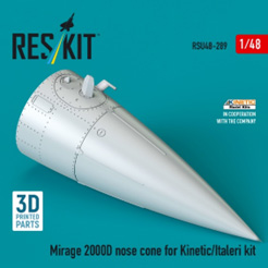 1/48 ミラージュ2000D レドーム(キネティック/イタレリ用)