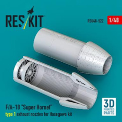 1/48 F/A-18 スーパーホーネットアフターバーナー タイプ1(ハセガワ用)