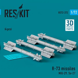 1/72 R-73 (AA-11 アーチャー)空対空ミサイル (4個入)