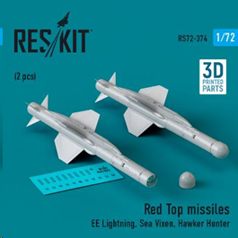 1/72 レッドトップ 空対空ミサイル (2個入)