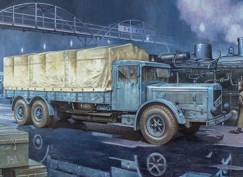 1/35スケール　RE35822 独・フォマーグ10ton重軍用トラック8 LR Lkw・1935