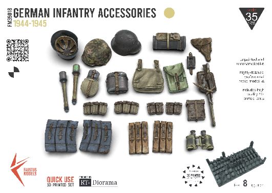 1/35 ドイツ軍歩兵装備品(1944～1945)