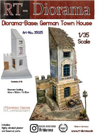 1/35 ディオラマベース：ドイツのタウンハウス