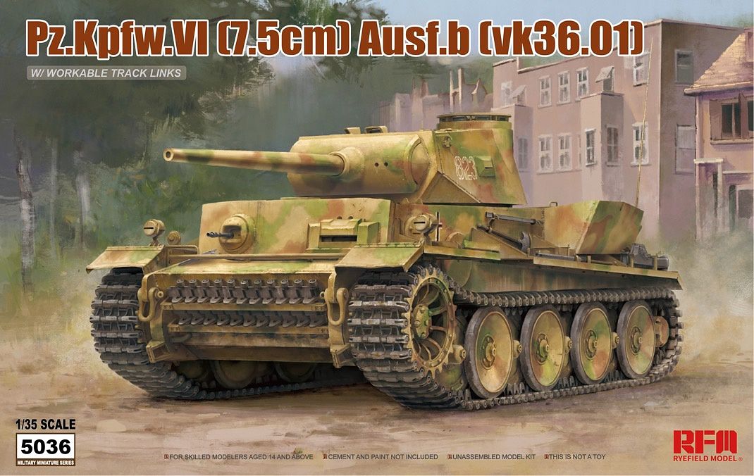 RFM5036 ライフィールド 1/35 ドイツ 6号戦車 B型(vk36.01)