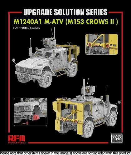 RFM2010 ライフィールドモデル 1/35 M1240A1 M-ATV w/M153 CROWS II用グレードアップパーツ セット (RFM5052用)